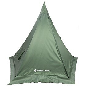 Resim Freecamp Relax 6 Kişilik Yeşil Kamp Çadırı 