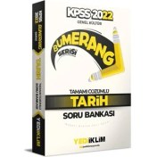 Resim Yediiklim Yayınları KPSS 2022 Genel Kültür Bumerang Tarih Tamamı Çözümlü Soru Bankası 