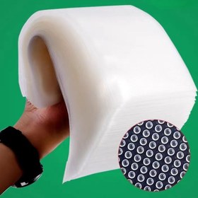 Resim 100 adet Gıda Vakumlu Plastik Kapama Çantaları, Gıda Koruma Kapalı Çanta, Şeffaf Ev Yeniden Kullanılabilir Vakumlu Kapama Çantası, Vac Depolama Yemek Hazırlığı ve Sous Vide için, Mutfak Malzemeleri 