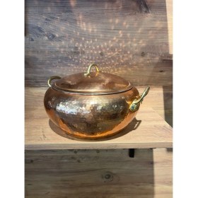 Resim Amasya Harman 2540 gr Bakır Tencere 