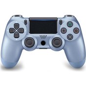 Resim Yifomall Ps4 Işıklı Kablosuz Oyun Kolu: 6 Eksenli Bluetooth, 800mah Pil, 3.5mm Kulaklık Girişi, Abs Malzeme, Titanyum Mavisi 