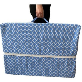 Resim Viphomeconceptltd Katlanır Yatak Yer Yatağı Sünger Yatak Taşınabilen Mavi Çatı 