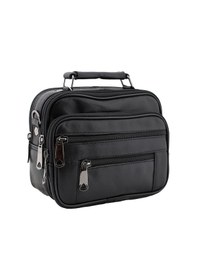 Resim Strong Bag Strong Kasalı Siyah Erkek Orta Boy El Çantası, Omuz Çantası Nyelc-Siyah 