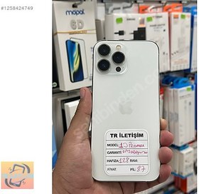 Resim Apple iPhone 13 Pro Max İkinci El YD | 128 GB | Gümüş 