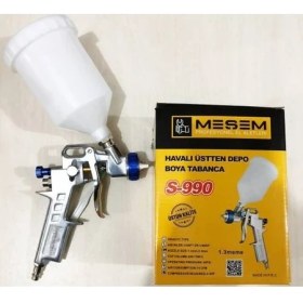 Resim Acenter S-990 Meşem Havalı Üstten Depolu Boya Fıskiyesi Aparatı 1.3mm 