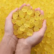 Resim 6 adet Koyu Renkli Mini Tavuk Figürleri - Sevimli Reçine Mikro Peyz Dekoru, Peri Bahçeleri, Ev, Araba ve DIY El Sanatları için, Kırmızı Burunlu Sarı Tavuk Heykelleri, Gece Aydınlatmasıyla Işıtan, Araba Gösterge Paneli Süsü Dayanıklı Reçine Figürler, Peri Bahçesi Dekoru | Koyu Renkli Dekor | Dayanıklı Reçine Figürler, Tavuk Dekoru 