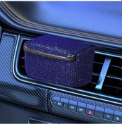 Resim Xuweiwei Blue Lüks Abs Araç Küllüğü Kapaklı Asma Tasarım Ev Ofis İçin Sigara Tablası 