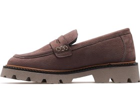 Resim Mammamia Kadın Hakiki Deri Loafer Günlük Ayakkabı 25k D25ka-3190 Z Vizon Nubuk Vizon Nubuk 