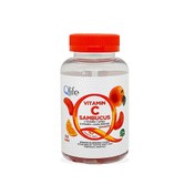 Resim Qlife Sambucus Gummies C, D Vitamini, Çinko, Kara Mürver İçeren Gummies 60 Adet 