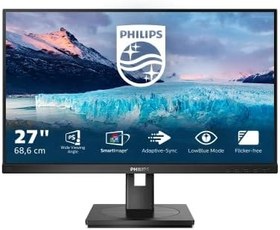 Resim Philips 272S1M - 67 cm (27 inç) FHD monitör, yüksekliği ayarlanabilir (1920 x 1080, 75 Hz, DisplayPort, HDMI, DVI, VGA, USB Hub) siyah 