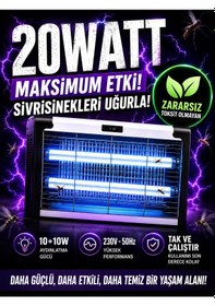 Resim 20w Çift Uva Işıklı Elektrikli Sivrisinek Kovucu Sinek Öldürücü Haşere Tuzak Cihazı 001 