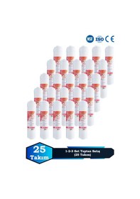 Resim Sumarkt Kapalı Kasa Su Arıtma Cihazı 12'' Inline 3 Aşama 25 Takım Toptan Filtre 