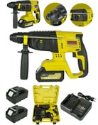 Resim Germany Steel 128vf Bakir Sargili Kömürsüz Motor Darbeli Çift Akülü Şarjlı Kırıcı Delici Hilti Çantalı 