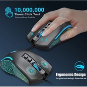 Resim Challenger Siyah X100 Pc Dizustu Ve Masaustu Bilgisayarlar İcin 7 Dugmeli Renkli İsikli Kablolu Oyun Fare Hxsj X100 X100 