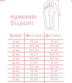 Resim Le Mabelle Kırmızı Tül Çiçekli Kız Çocuk Ayakkabı 
