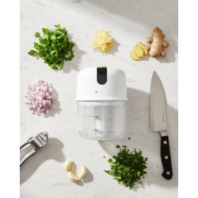 Resim Maarketim Kablosuz Elektrikli Sarımsak Ezici Paslanmaz Bıçak 