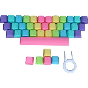 Resim Sharplace Pbt 39 Keys Dıy Özel Mekanik Klavye Mini Kompakt Opak (Yurt Dışından) 