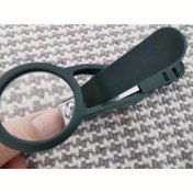 Resim Gömülü Büyüteçli Paslanmaz Çelik Tırnak Makası - Katlanabilir Ergonomik Tasarım, 25° Hassas Bıçak ve Tırnak Törpüsü ile El ve Ayak Tırnakları İçin - Yaşlılar ve Görme Engelli Yetişkinler için İdeal 