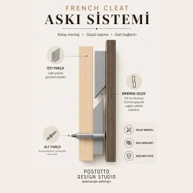 Resim Postotto Ahşap Yatak Başlığı - Bohemian Çift Kişilik Yatak Başlığı - 170x85 cm El İşçiliği 