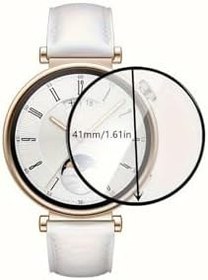 Resim Huawei Watch GT4 41 mm ile Uyumlu Esnek Nano Ekran Koruyucu Şeffaf 
