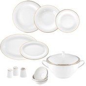 Resim Jumbo Bright Gold 60 Parça 12 Kişilik Yemek Takımı 