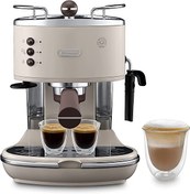 Resim Ecov 311.BG Icona Vintage Manuel Barista Tipi Bej Espresso ve Cappuccino Kahve Makinesi Delonghi