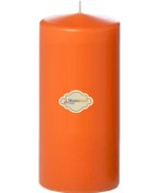 Resim 6x20 Turuncu Silindir Mum Turuncu 