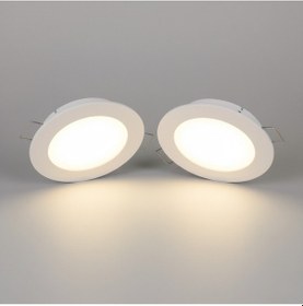 Resim Kdl 403 Slim Led Panel 2'li Spot Gömme 18w 1440 Lümen - 4000k - Ilık Beyaz 