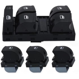 Resim FESAN Audi A3 Cam Düğmesi Anahtarı Takımı Sol Dörtlü Tekli 2004--2013 