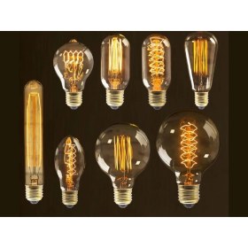 Resim Edison Rustik LED Ampül E27 Duy G125 4W 