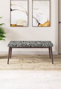 Resim Canisa Concept Canisa Pera Serisi Bench,gürgen Tam Isleket 1.sınıf Kumaş / Zebra-ceviz 