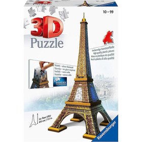 Resim Ravensburger 3 Boyutlu Plastik Puzzle Eyfel Kulesi 125562 