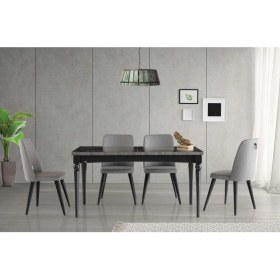 Resim VRL Petra Mutfak Cafe Masası Vice Ahşap Sandalye Takımı 