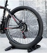 Resim Hightower Siyah Ayarlanabilir Bisiklet Sehpası, Nylon Dağ Bisikleti Park Yeri, Çıkarılabilir Tutucu 