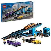 Resim LEGO City Spor Arabalı Araç Taşıma Kamyonu 60408 