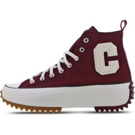 Resim Converse A05971C Run Star Hike Platform Hi Erkek Bordo Boğazlı Sneaker Günlük Spor Ayakkabı 