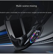 Resim Vkemall Y20max Intercom Bluetooth Kask Kulaklığı 2'si 1 Arada Etiket Tek Paket 