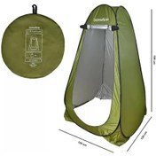 Resim Duş Wc Giyinme Kabini Kamp Alanı Çadırı Otomatik Açılır 