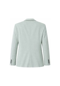 Resim Plus Scorpion Erkek Pamuklu Penye Likralı Tek Düğmeli Çift Yırtmaçlı Blazer Ceket Mint 