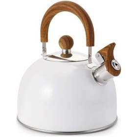 Resim 9011967267352drvs - Paslanmaz Çelik Demlik Beyaz Renk Çok Renkli 