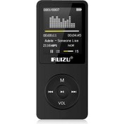 Resim Ruizu X02 Ultra İnce MP3 Çalar 4GB FM Radyo Siyah 