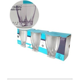 Resim Venüs 3'lü Su Bardağı 250ml Royaleks-212 Şeffaf 