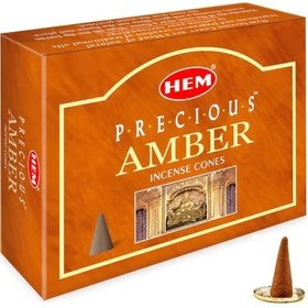 Resim Hem Tütsü Precious Amber 10 Konik 