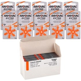 Resim Rayovac Extra Advanced 13 / Pr48 Numara Kulaklık Pili 6lı - 10lu Paket 