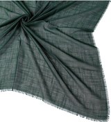 Resim Enba Flamlı Yazma %100 Pamuk Nefes Alan Doğal Kumaş Zümrüt 