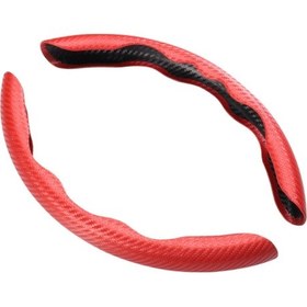 Resim Suntek Karbon Fiber Direksiyon Kılıfı Evrensel Uyumlu 38cm 