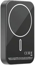 Resim Momax Black Wireless Kablosuz Powerbank 5000mAh MagSafe Uyumlu 