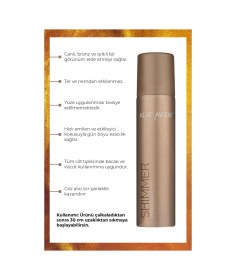 Resim Alix Avien Shimmer Işıltılı Vücut Spreyi 75 ML 