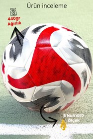 Resim Hsport 2026 Türkiye Süper Lig Futbol Topu Yeni Sezon Hibrit Top Dayanıklı Halı,Çim,Beton Zemin hybrit top 