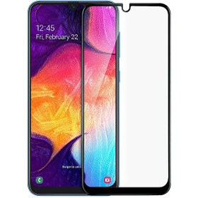 Resim Microsonic Samsung Galaxy A50 Tam Kaplayan Temperli Cam Ekran Koruyucu Siyah 